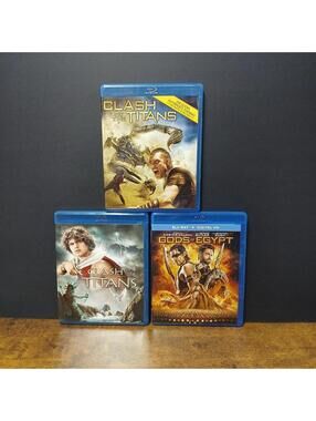 Mythology Blu-ray Movie Lot, Clash of the Titans, Gods of Egypt